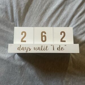 Countdown Blocks for Wedding Day